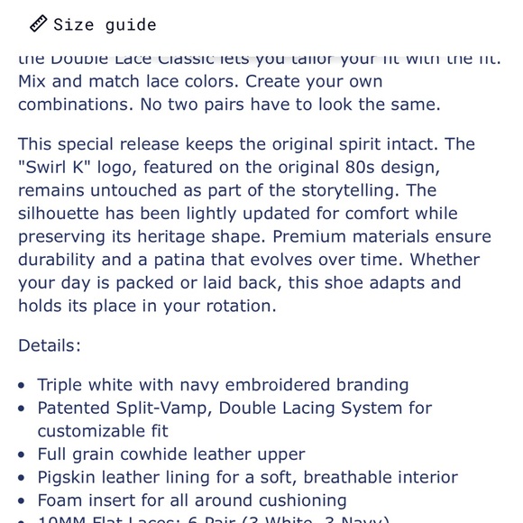 White Kaepa Sneakers Original Packaging NWOT - Picture 7 of 9